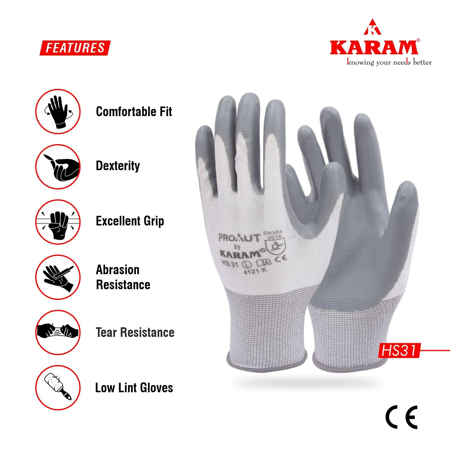Karam Safety gloves HS 31 3